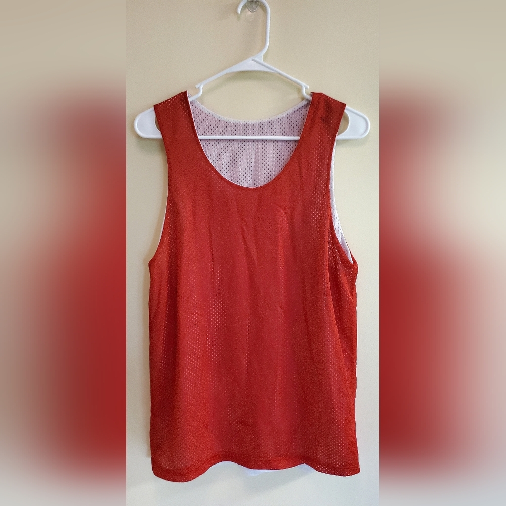 Women's Reversible Red and White Sports Pennie Size SM